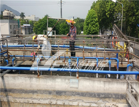 佛山牛奶乳制品廢水處理擴(kuò)建工程中水解酸化池改造UASB alt=