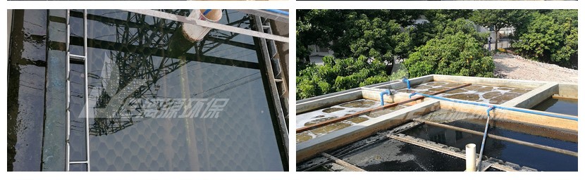 圖為化妝品廢水處理工程現(xiàn)場(chǎng) 圖為化妝品廢水處理工程現(xiàn)場(chǎng)