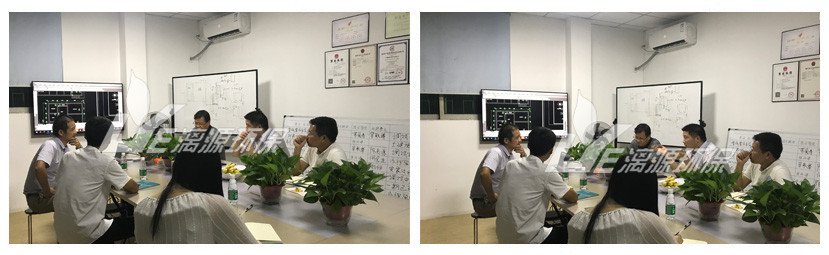 贛州某化工廢水處理企業(yè)到漓源環(huán)保項目現(xiàn)場考察調研